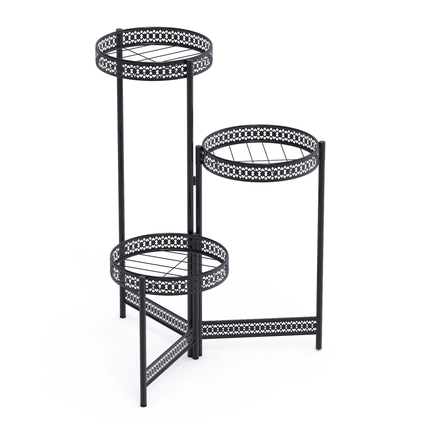 Metal Plant Stand Flower Pot Holder Display Rack