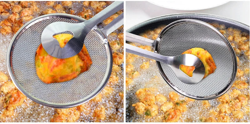 Sieve Filter Spoon Fried Food Oil Strainer