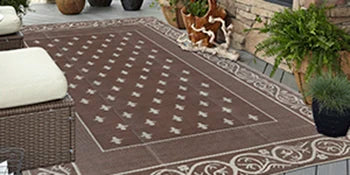 Reversible Plastic Rugs,Rugs for Patio, Living Room, Camping