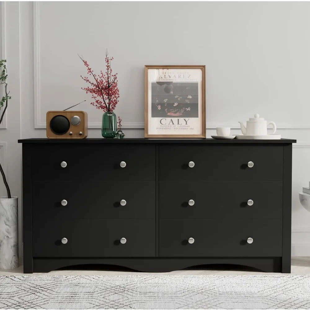 Dresser for Bedroom 6 drawer bedroom furniture