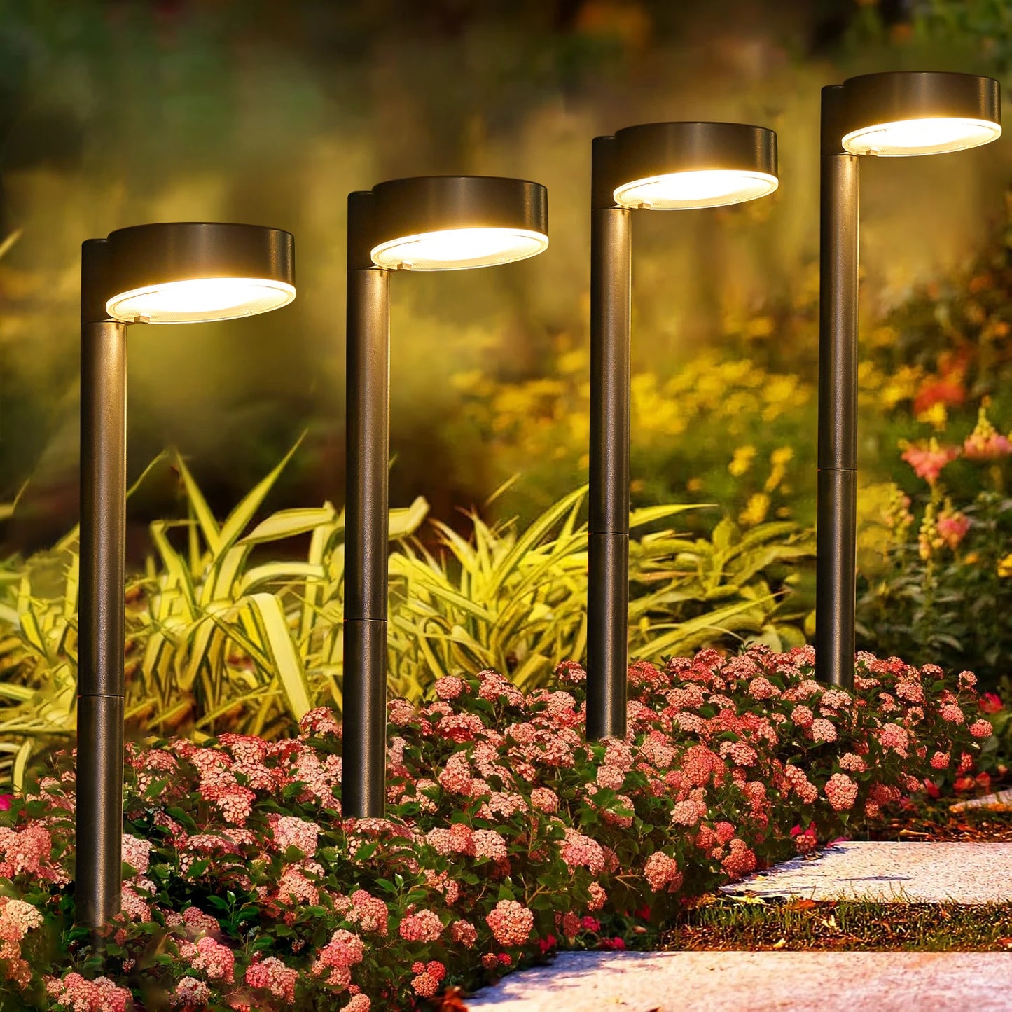 Pathway Lights LED Solar Lights for Yard,Path Driveway