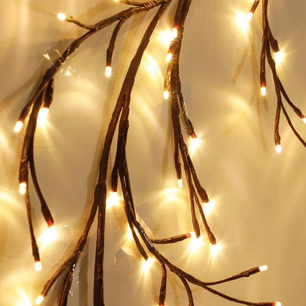 Tree Branch Lamp Christmas Party Home Decorative Lights