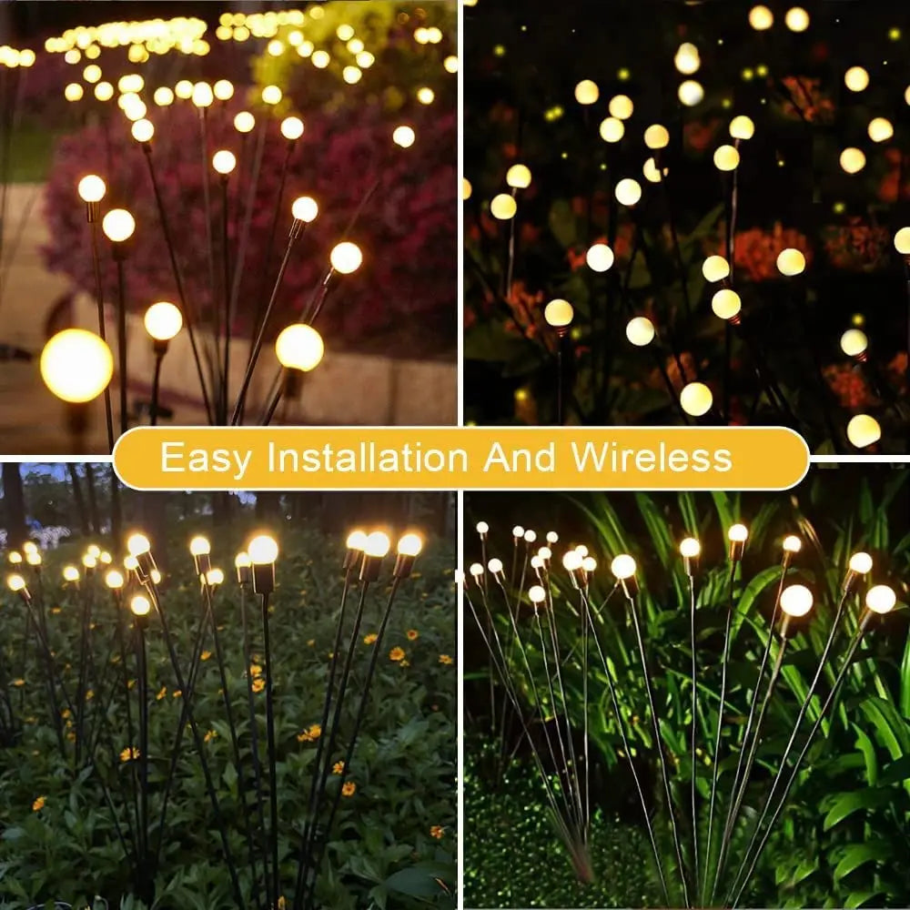 Firefly Garden Lights solar outdoor,swaying light for garden,patio