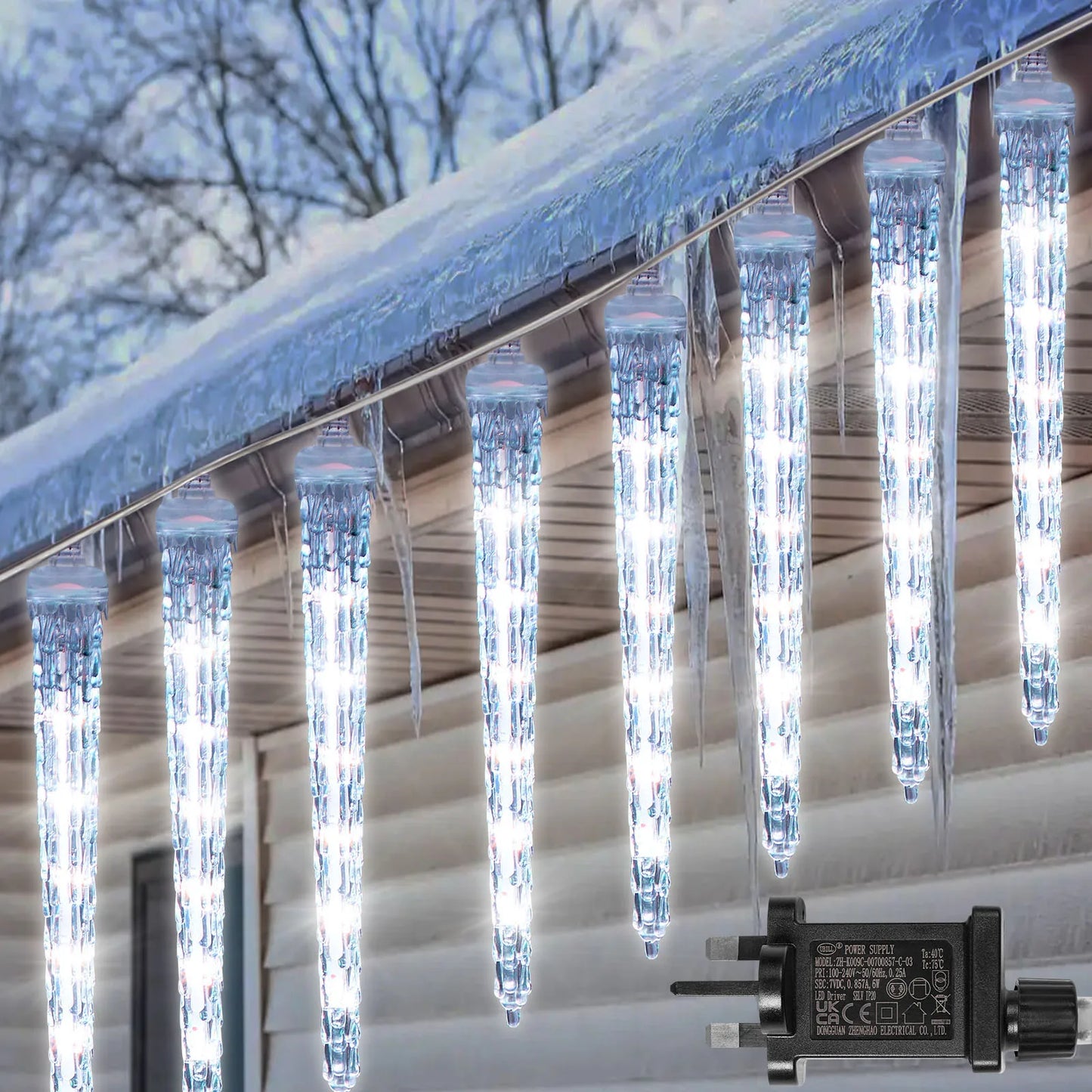 Christmast LED Meteor Shower Raindrop Snowing Lights