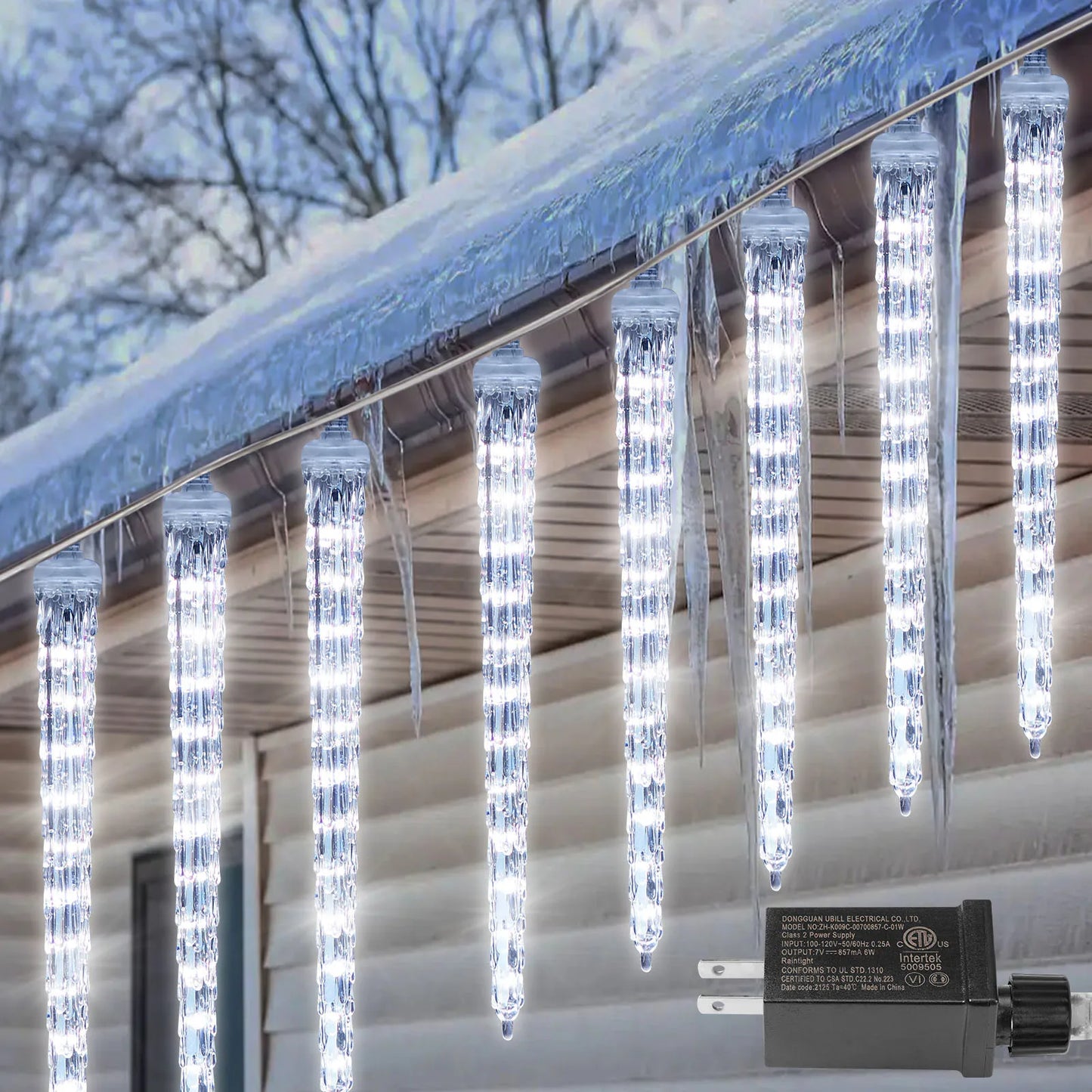 Christmast LED Meteor Shower Raindrop Snowing Lights