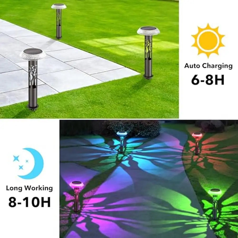 Yard light Large Lamp Head Color Changing solar light