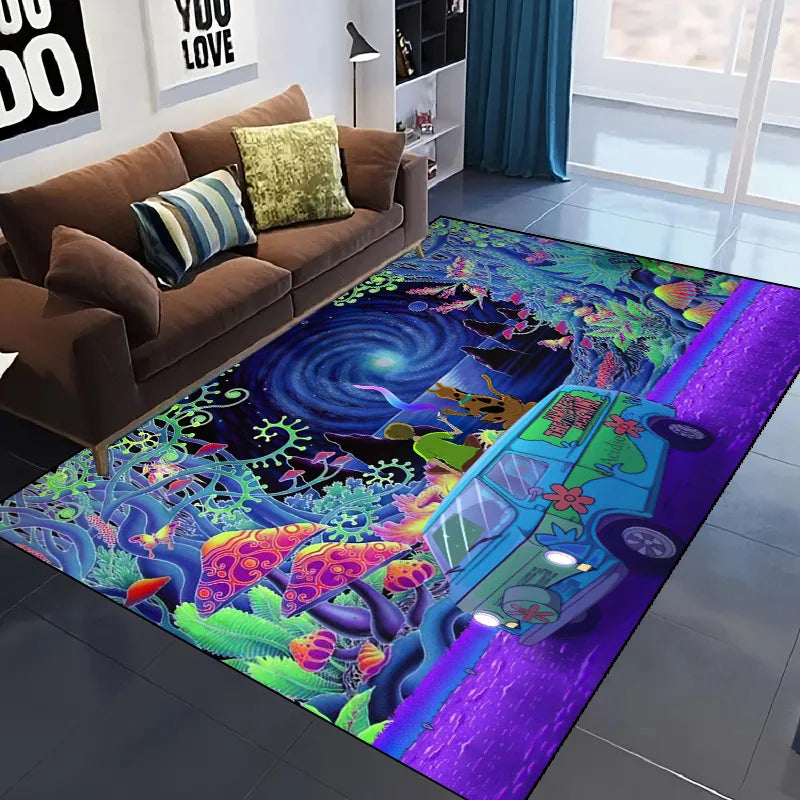 Non-slip Resistant Rug, Machine Washable, Waterproof Carpet