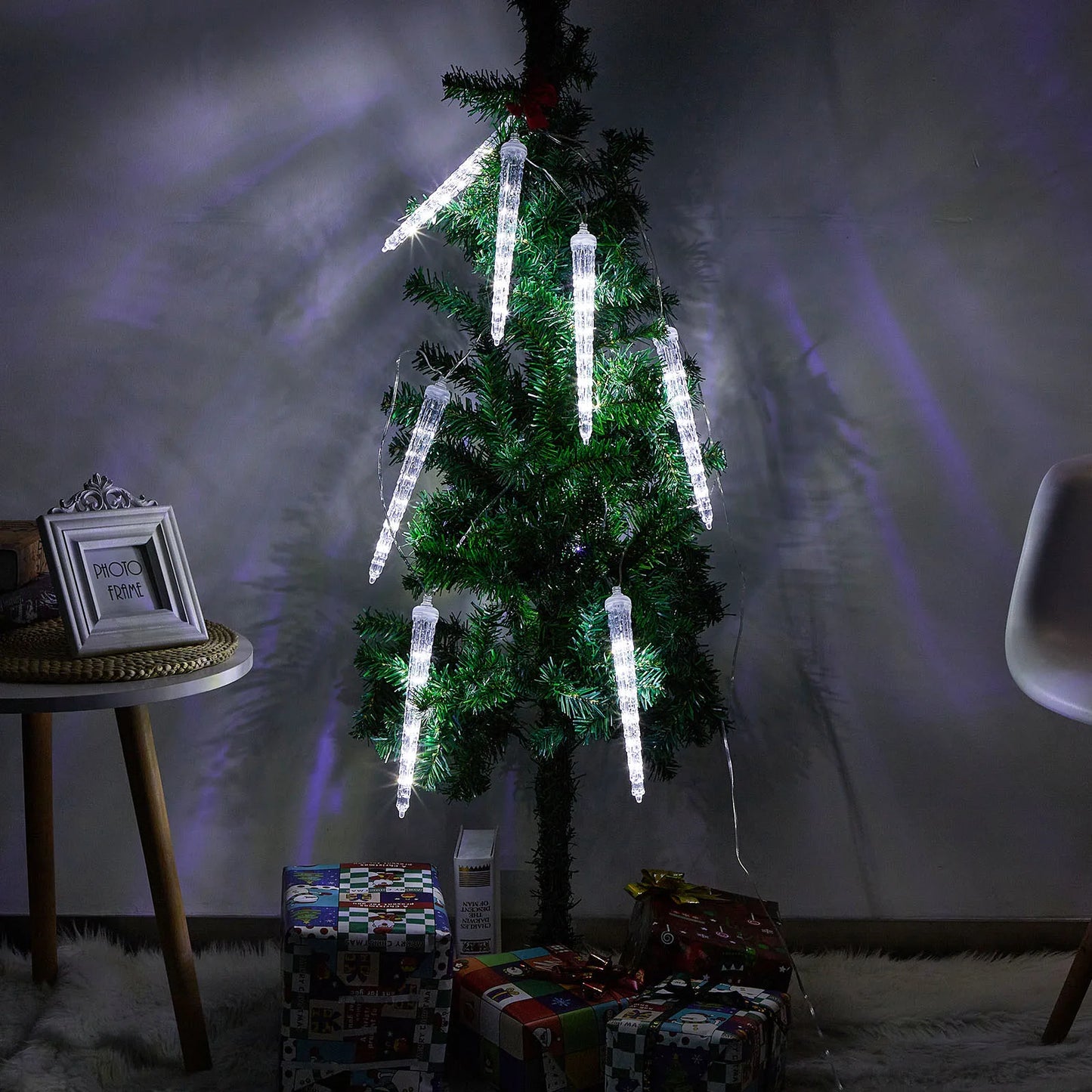 Christmast LED Meteor Shower Raindrop Snowing Lights