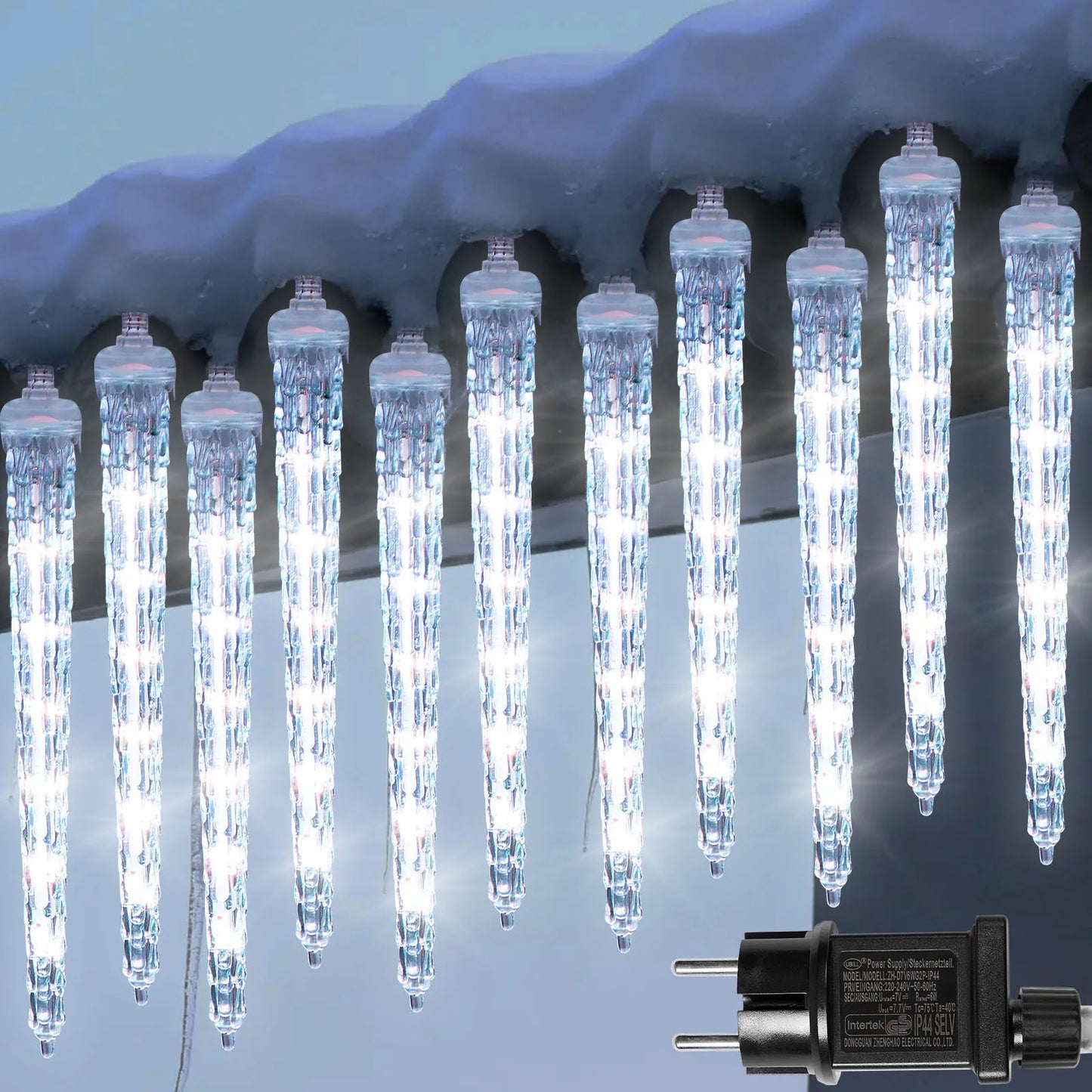 Christmast LED Meteor Shower Raindrop Snowing Lights