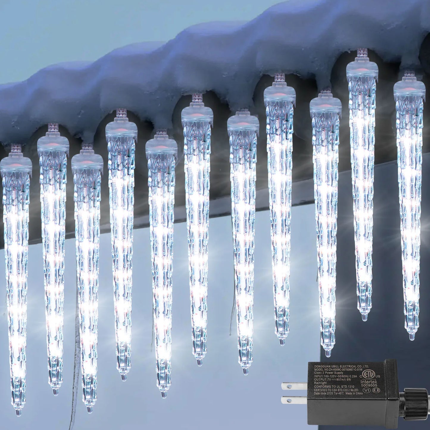 Christmast LED Meteor Shower Raindrop Snowing Lights