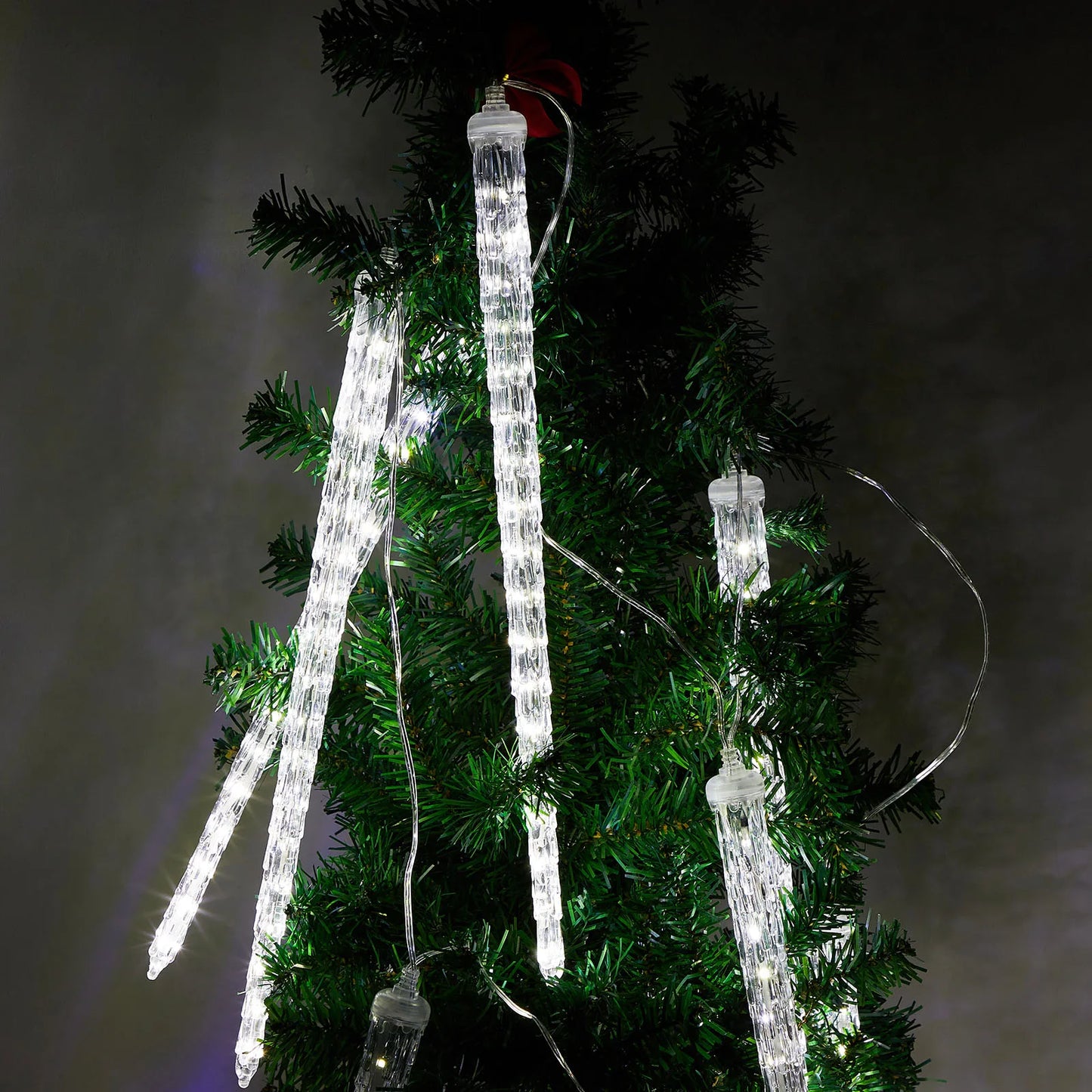 Christmast LED Meteor Shower Raindrop Snowing Lights