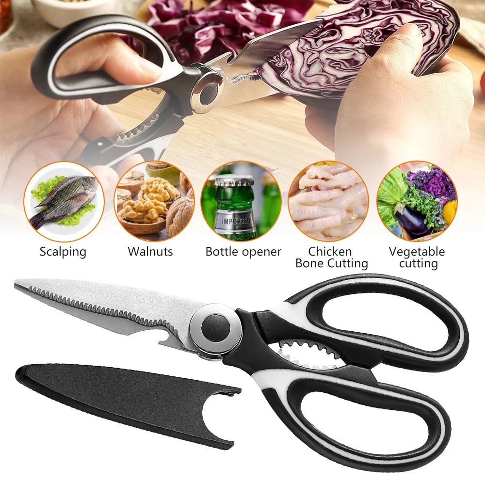 Multifunctional Scissors Chicken Bone Meat Fish scissor