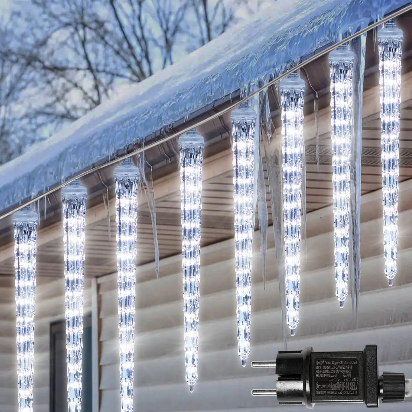 Christmast LED Meteor Shower Raindrop Snowing Lights