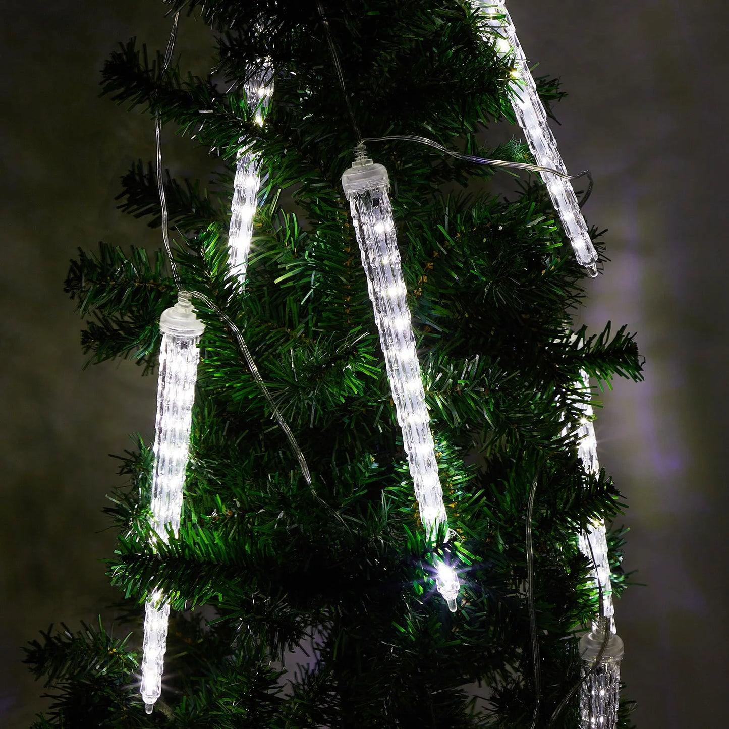 Christmast LED Meteor Shower Raindrop Snowing Lights