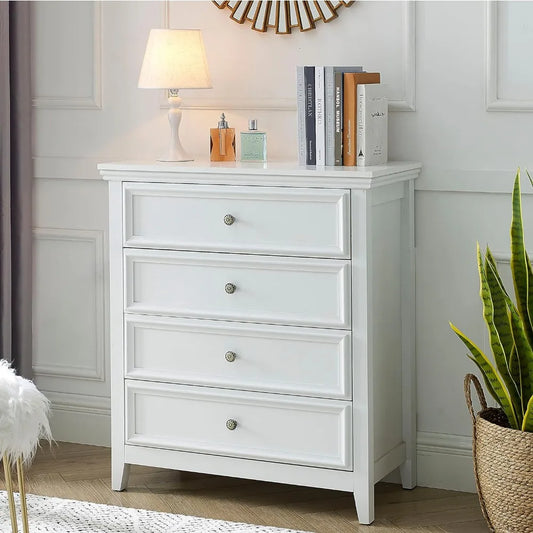 White Dresser for Bedroom Modern Cabinet for living room