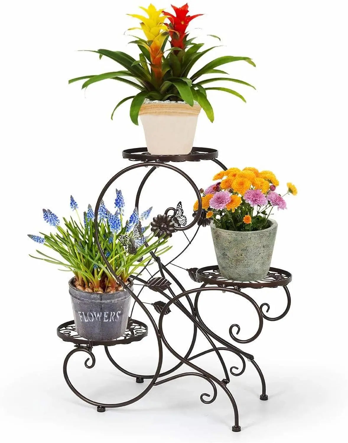 3 Tier Tall Plant Stand  Flower Pot Holder Display