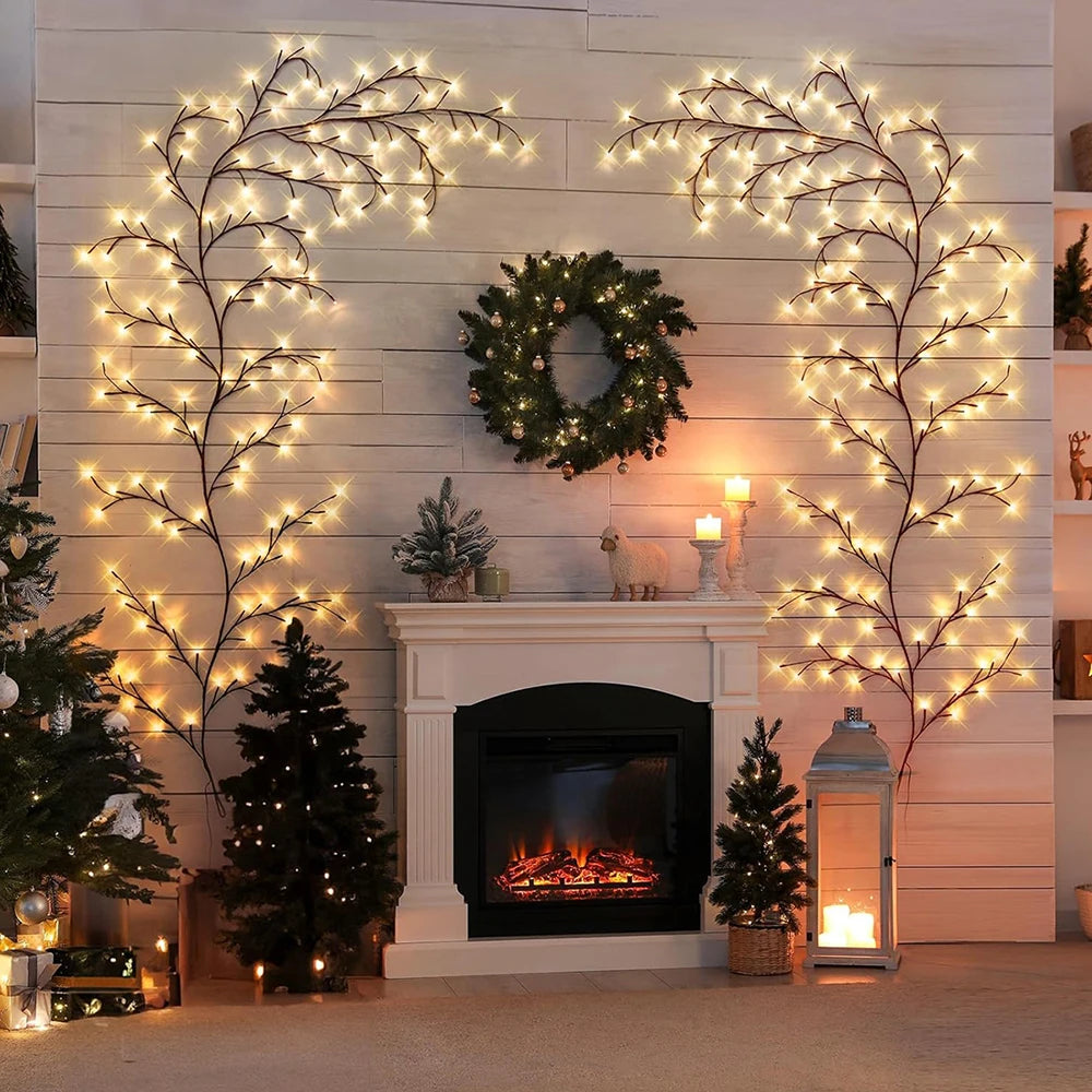 Tree Branch Lamp Christmas Party Home Decorative Lights