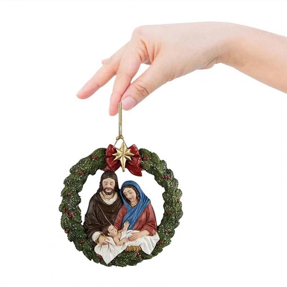 3D Hollow Circular Christmas Tree Ornament