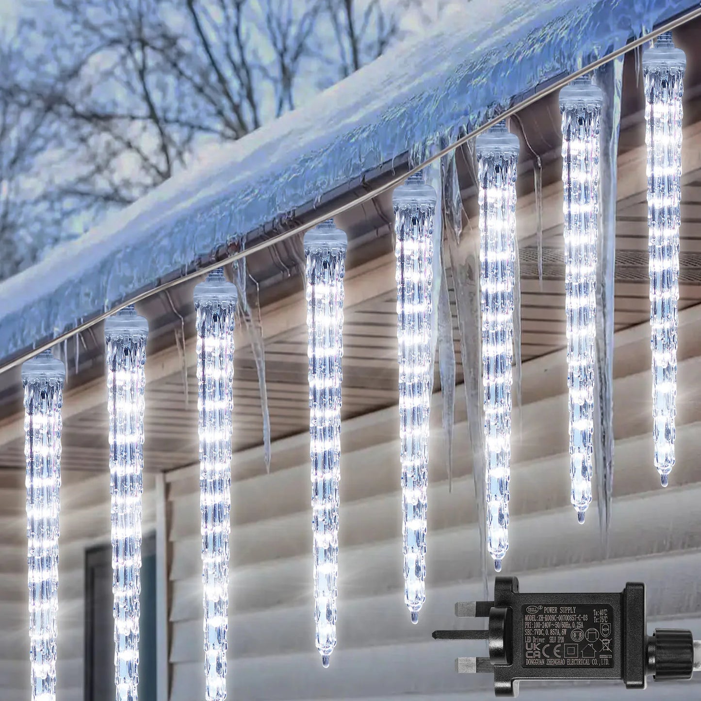 Christmast LED Meteor Shower Raindrop Snowing Lights