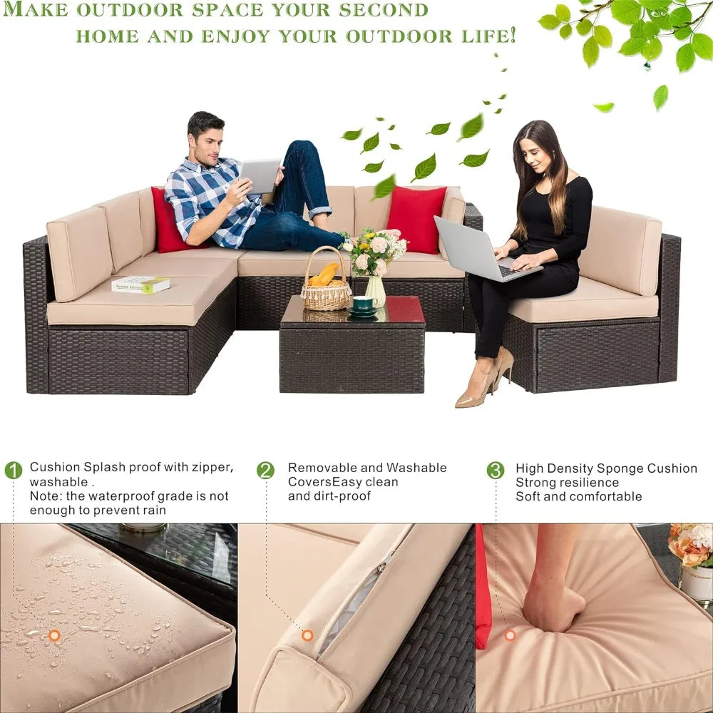 furniture Set Sectional Rattan Sofa set