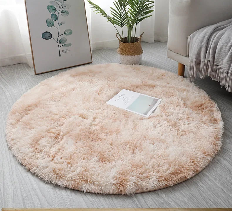 Round Rug Mat Home Decor Bedroom Kid Room Decoration