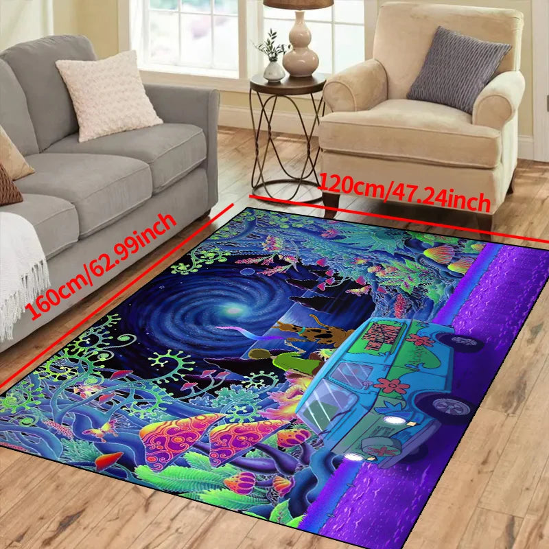 Non-slip Resistant Rug, Machine Washable, Waterproof Carpet