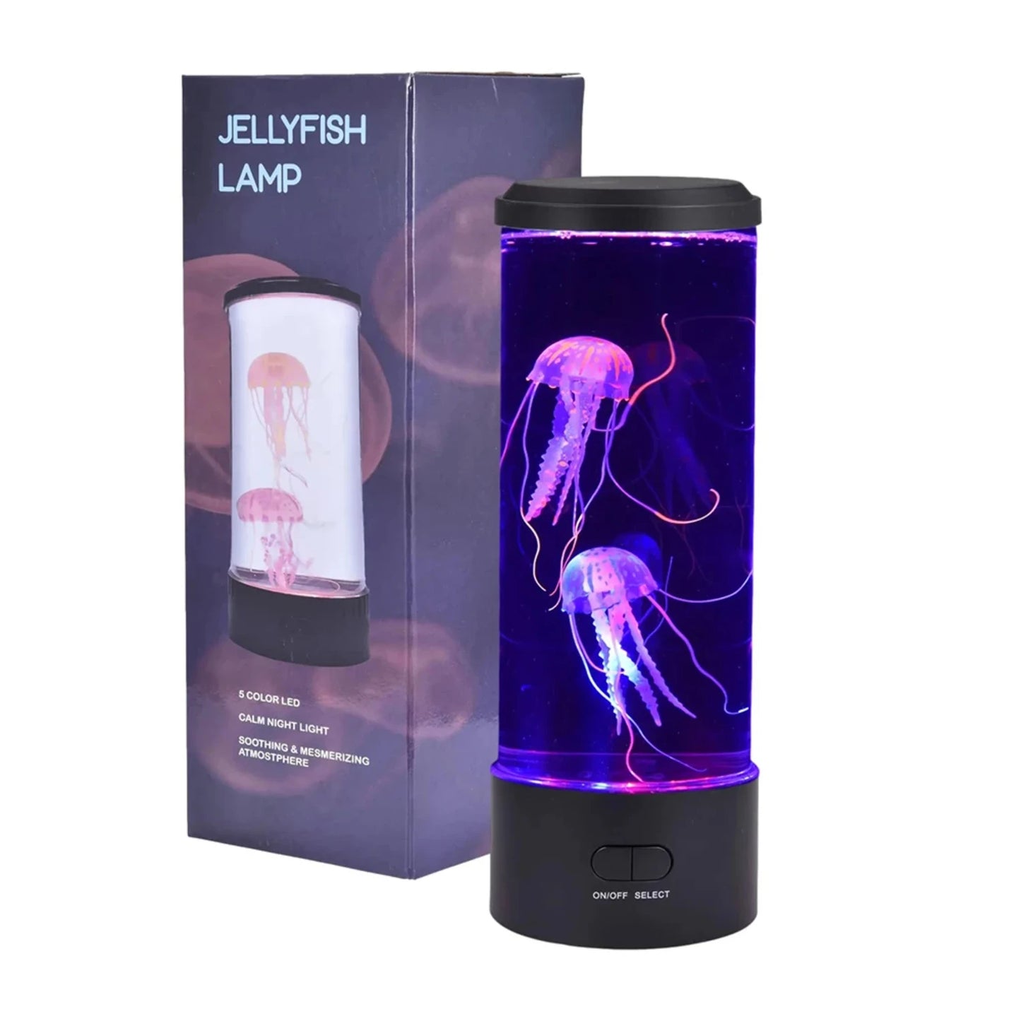 New Color Changing Jellyfish Lamp Table Night Light