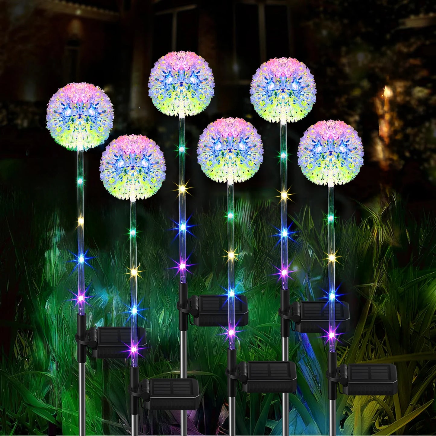 Dandelion Garden Lights, Outdoor Solar Flower Lights