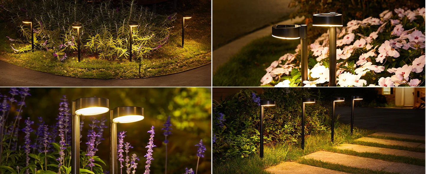 Pathway Lights LED Solar Lights for Yard,Path Driveway