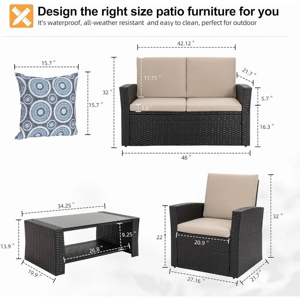 Patio Furniture  set Modular Sofa