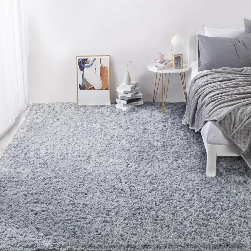 Area Rug Ultra Fuzzy Large Plush Faux Fur Carpet