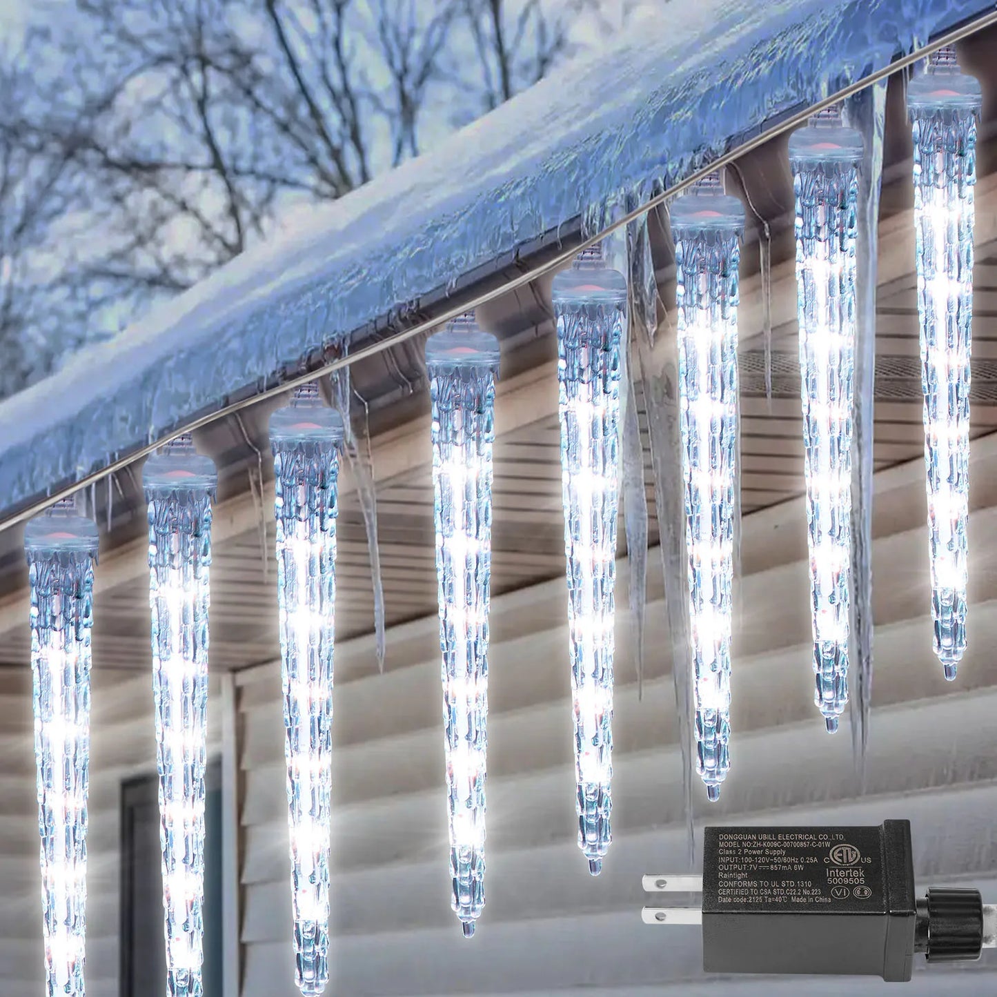 Christmast LED Meteor Shower Raindrop Snowing Lights