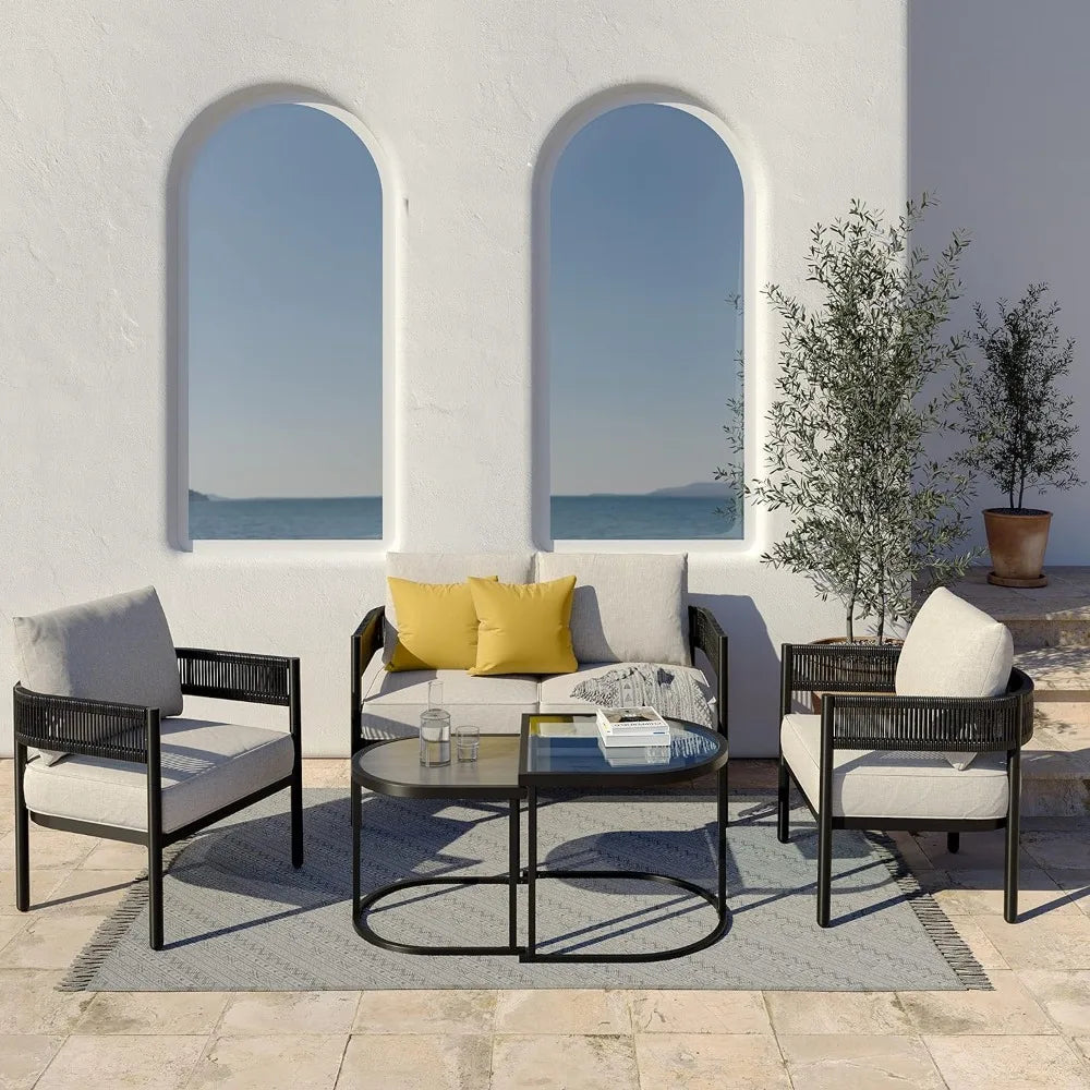 Grand Patio Wicker Outdoor Furniture Set Patio Sofa Set