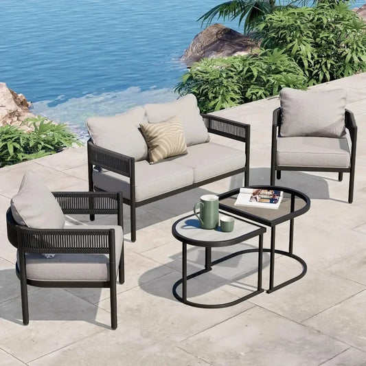 Grand Patio Wicker Outdoor Furniture Set Patio Sofa Set