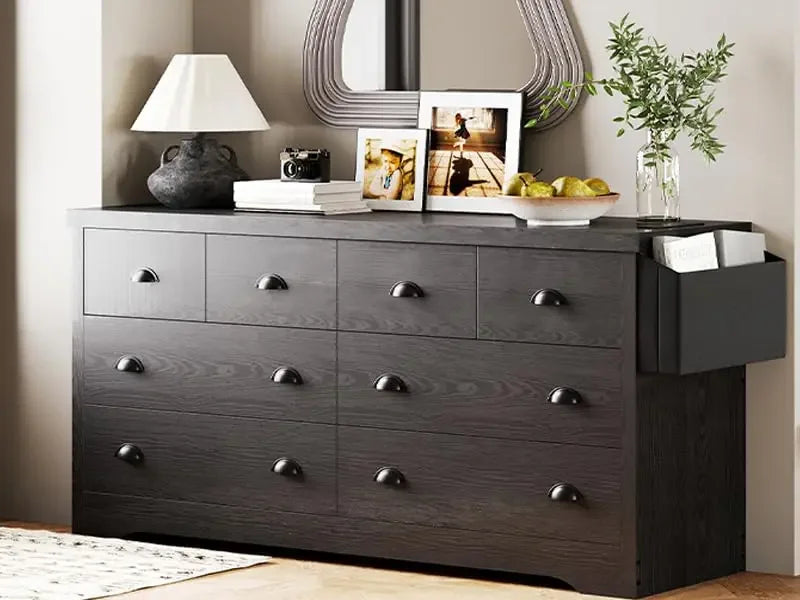 Dresser Modern Bedroom Dreser with Charging Station