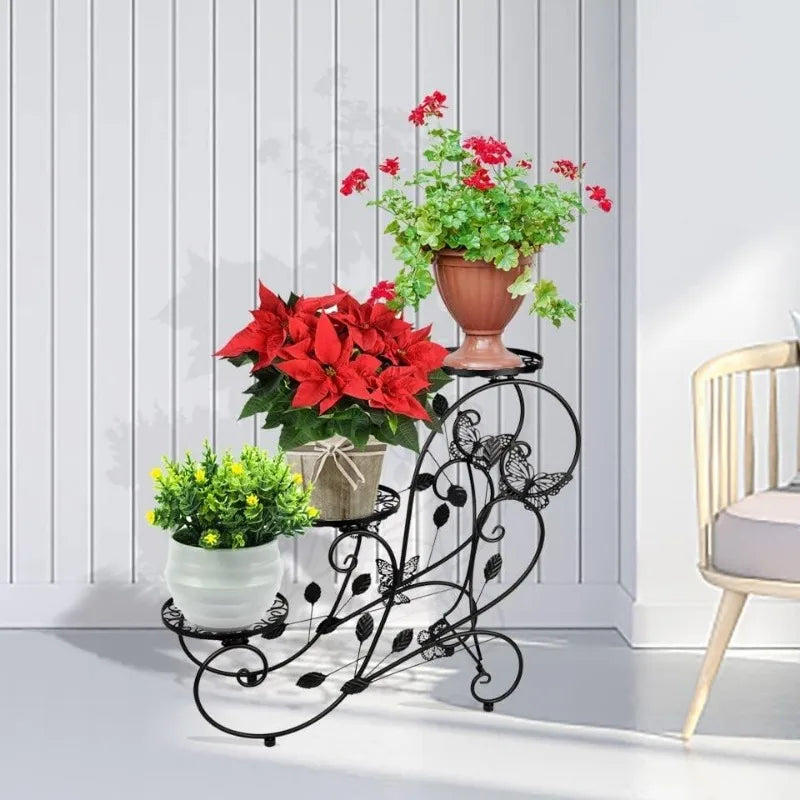 3 Tier Tall Plant Stand  Flower Pot Holder Display