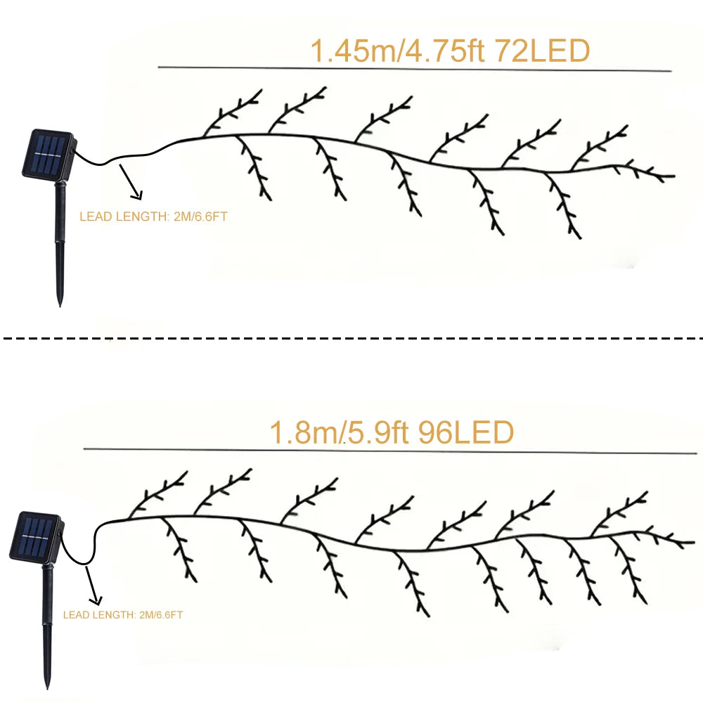 Tree Branch Lamp Christmas Party Home Decorative Lights