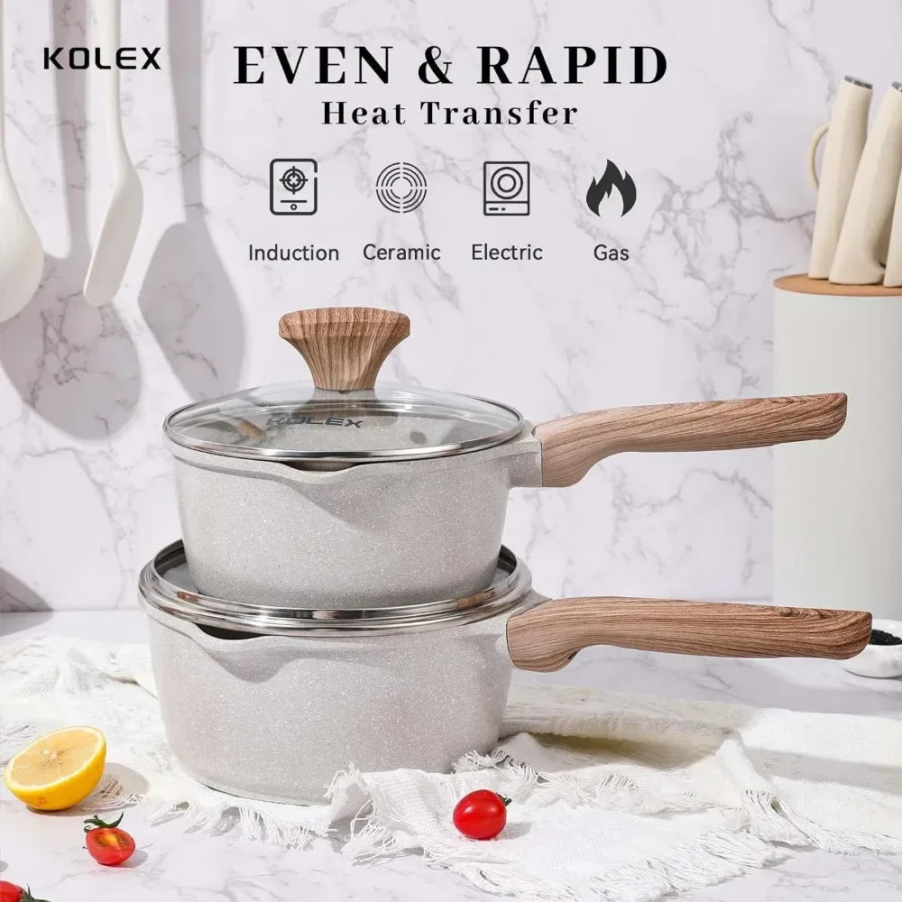 Nonstick Cookware Sets, Kitchenware Pots and Pans Set