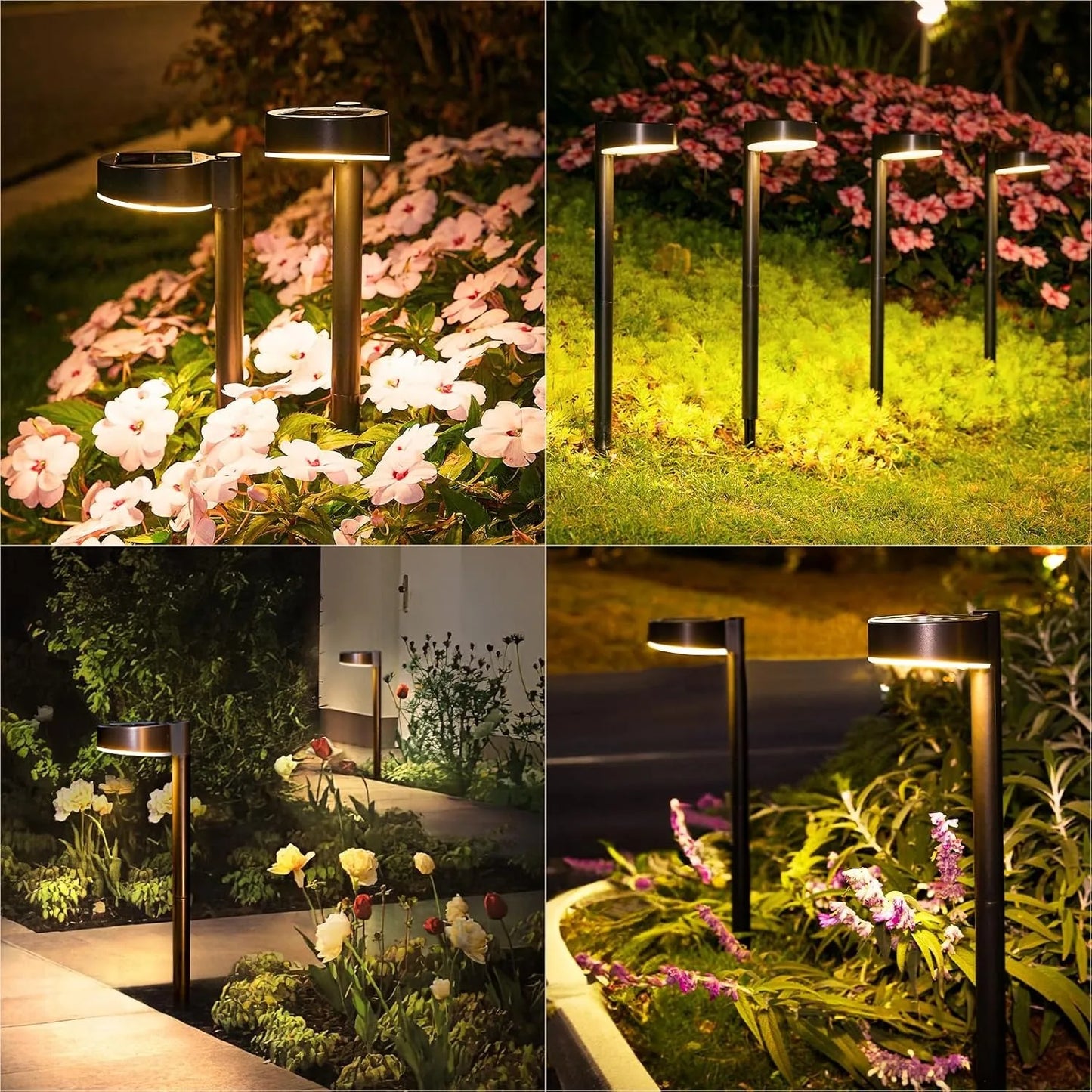 Pathway Lights LED Solar Lights for Yard,Path Driveway