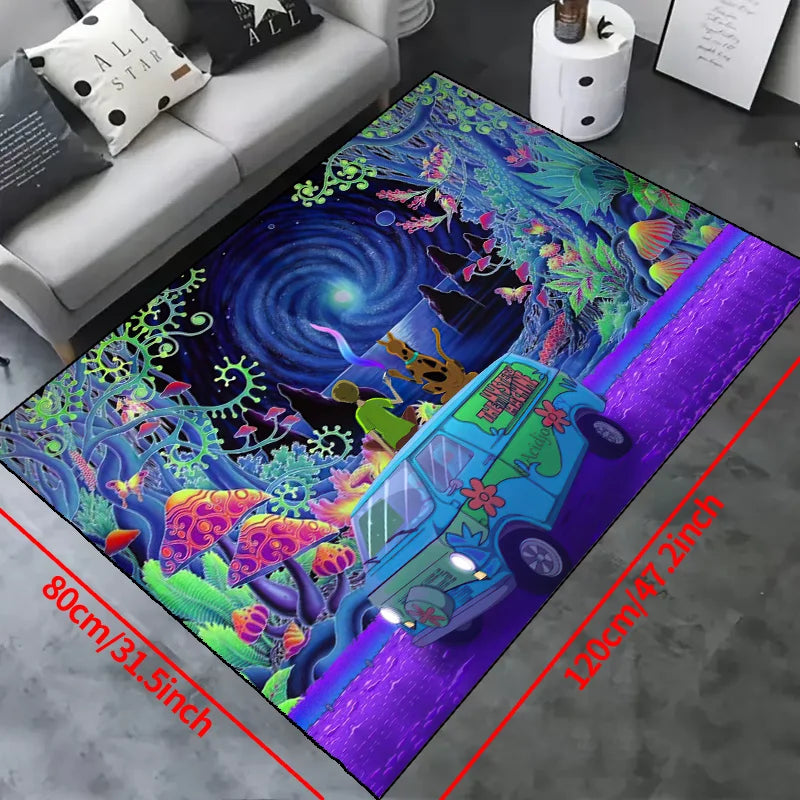 Non-slip Resistant Rug, Machine Washable, Waterproof Carpet