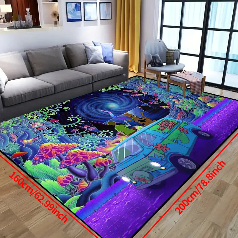 Non-slip Resistant Rug, Machine Washable, Waterproof Carpet