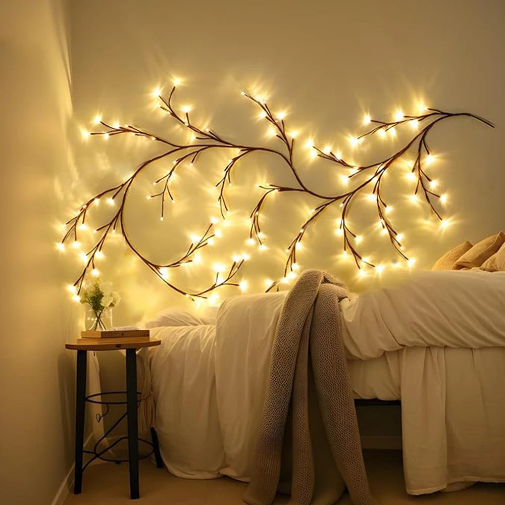 Tree Branch Lamp Christmas Party Home Decorative Lights