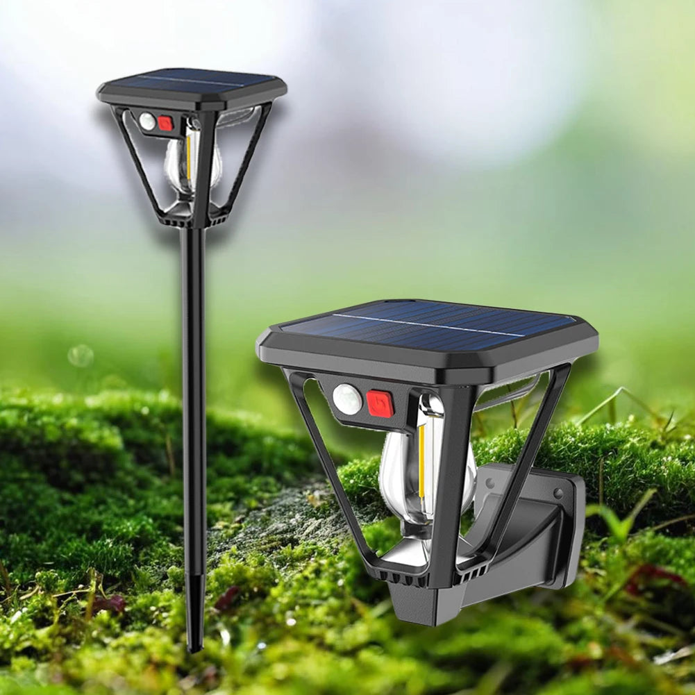 Solar Powered Floor Lamp Wall Lamp Motion Sensor