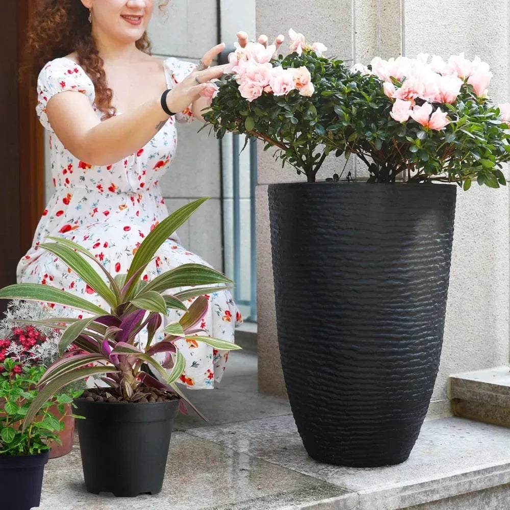 Flower Pot For Outdoor Plants Trees - Imitation Stone pot